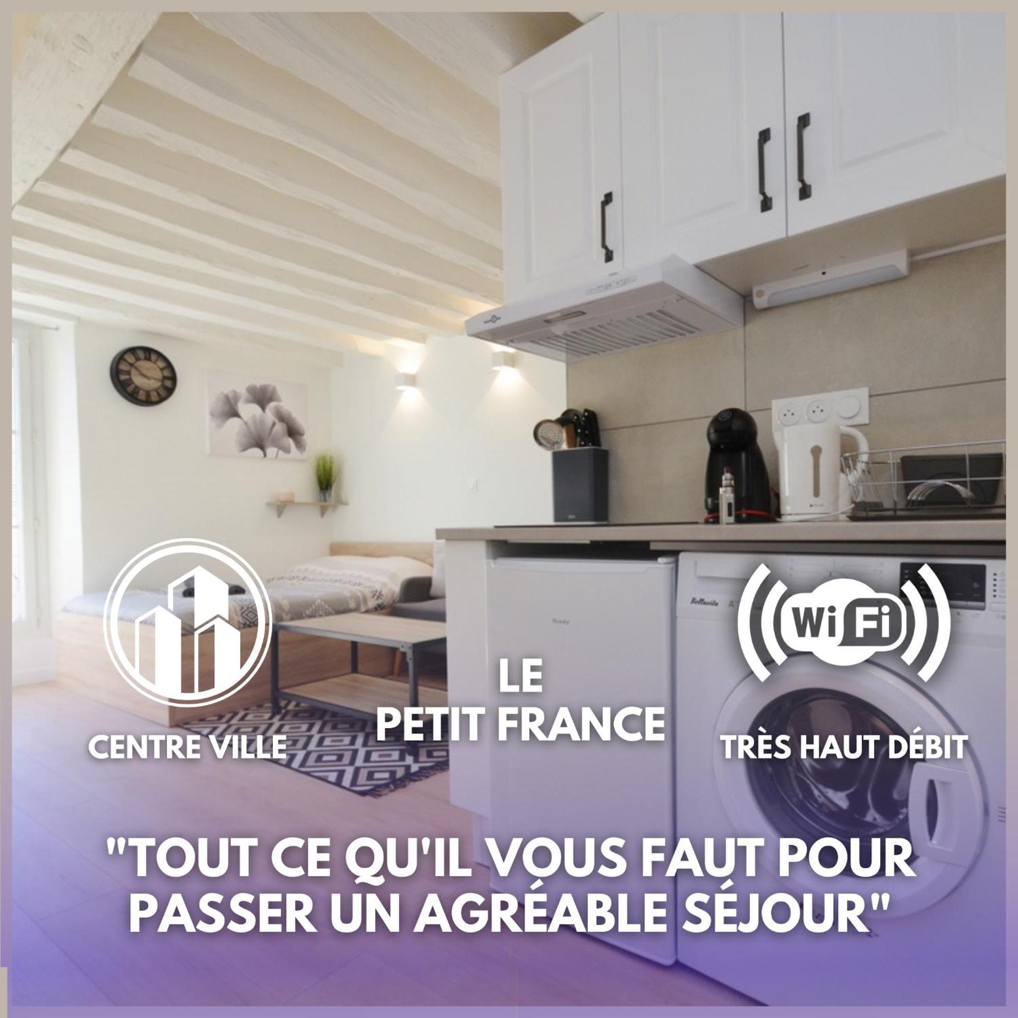 Le Petit France - Hyper Centre De Fontainebleau - Proche Insead Apartman Kültér fotó